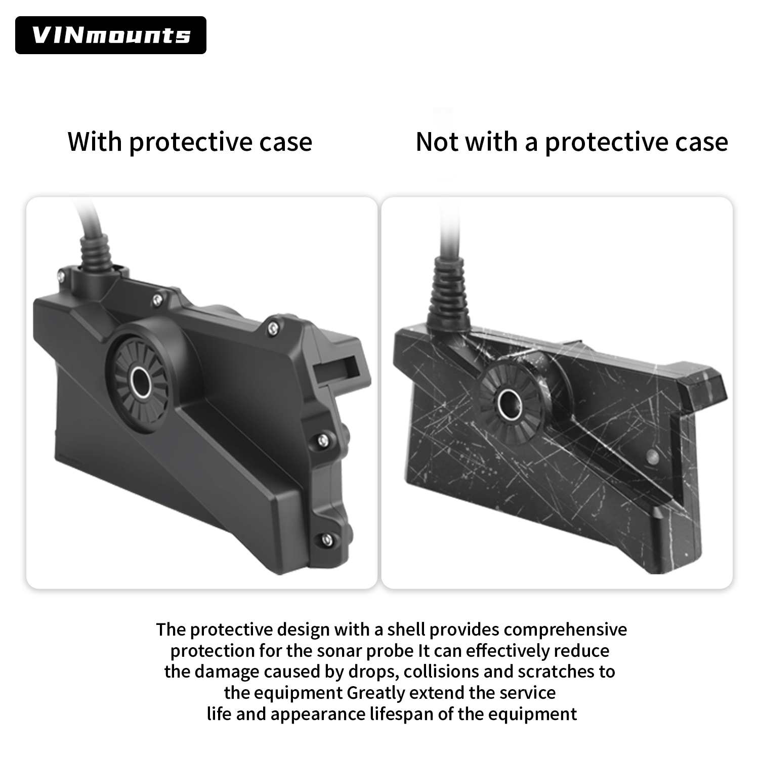 Fish Finder - Capa Protetora VIN para Transdutor Garmin
