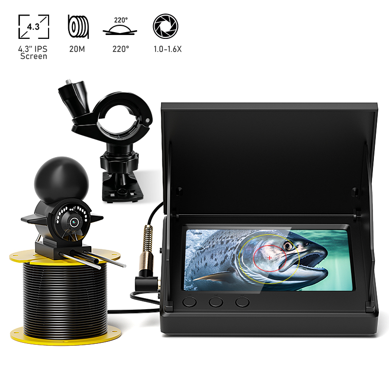 Underwater Camera - Localizador de Peixes Portátil com Tela