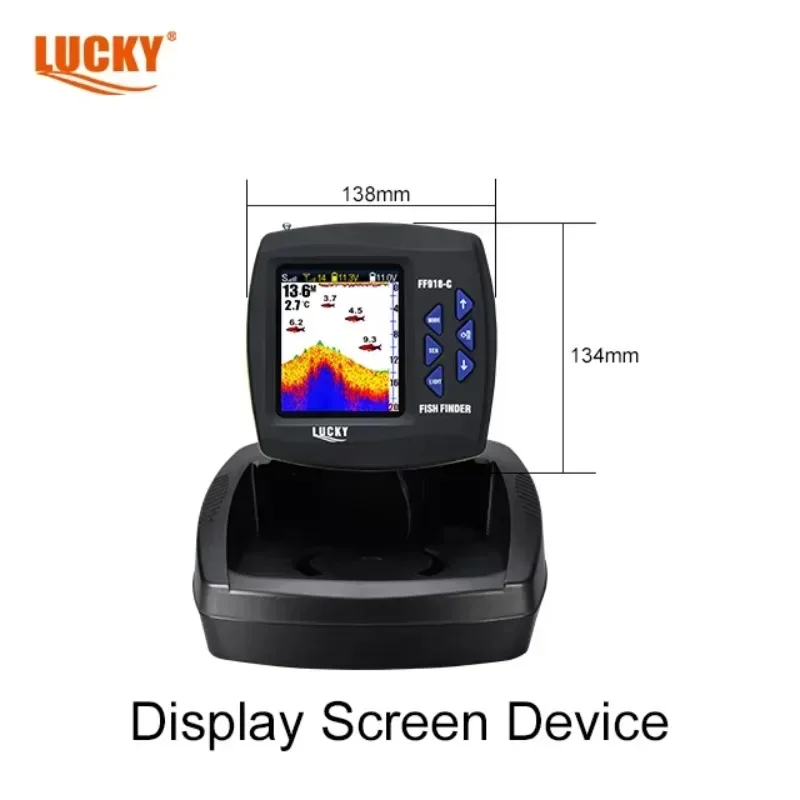 Fish Finder - Novo LUCKY FF918C-WL com Display Colorido,