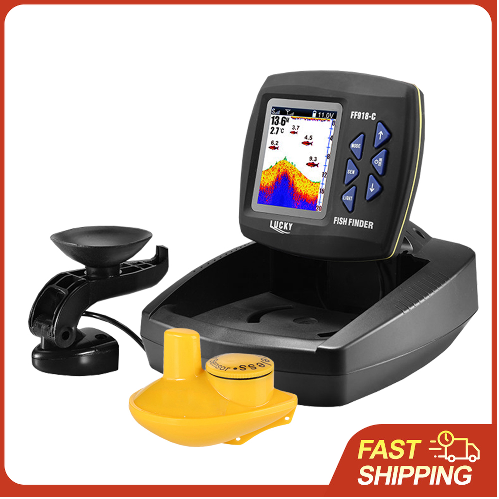 Fish Finder Portable - Localizador de Peixes Portátil com Sensor