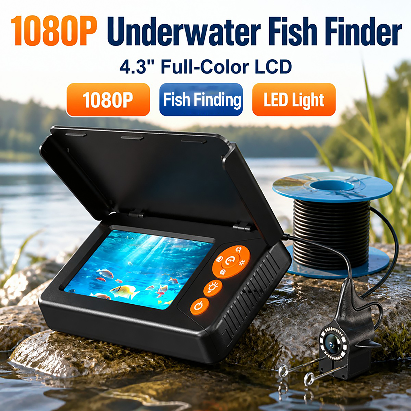 Fishing Camera - Câmera Subaquática para Localização de Peixes