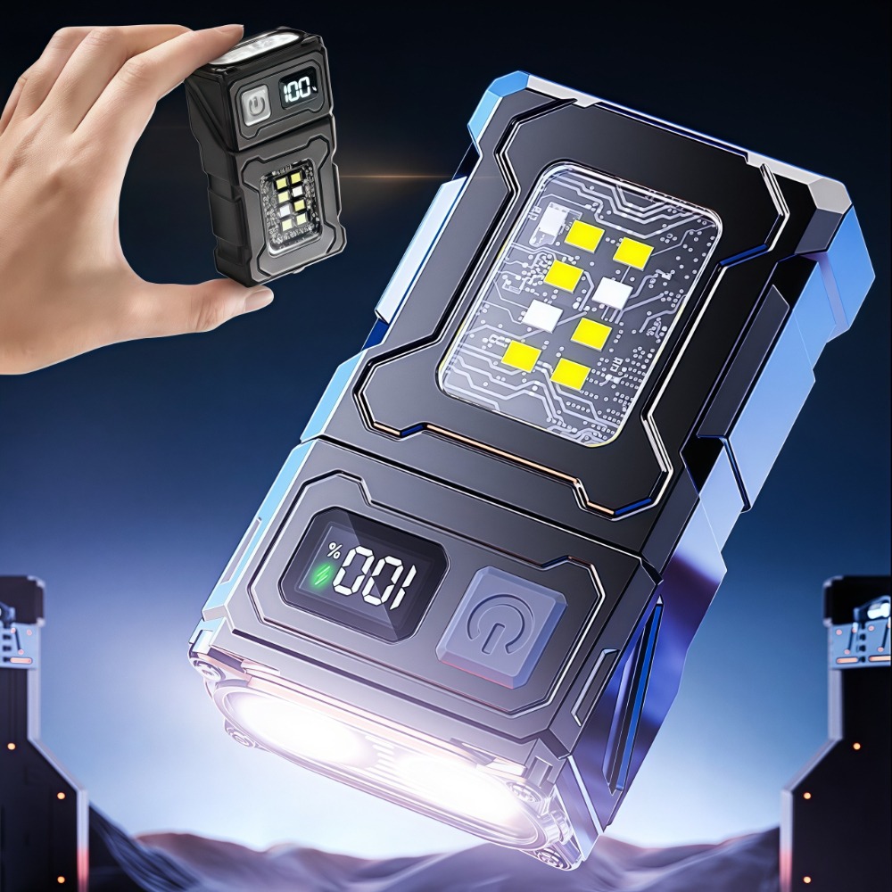 Fishing Light - Lanterna LED Mini Recarregável com Clip