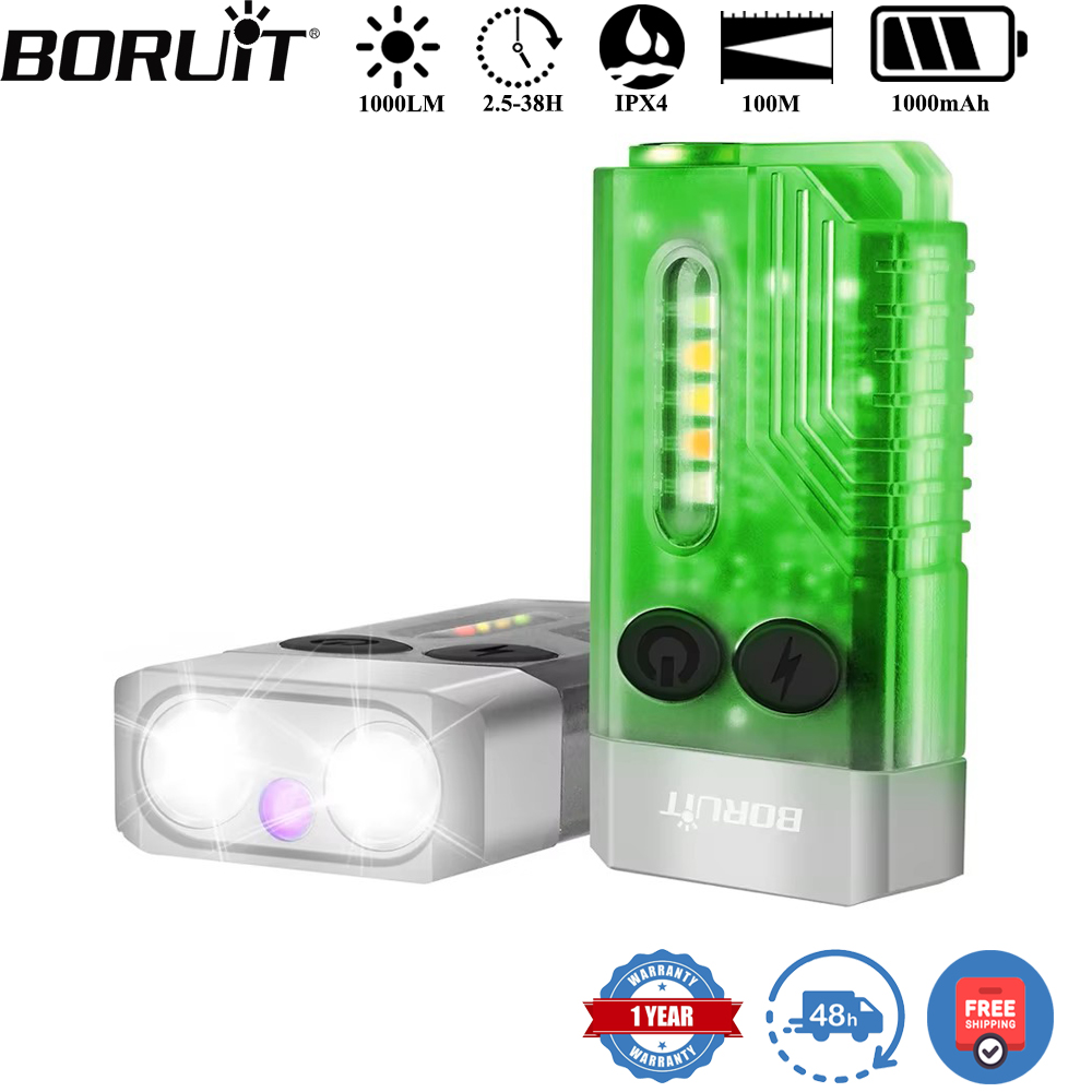 Fishing Light - Boruit v10 chaveiro uv led edc
