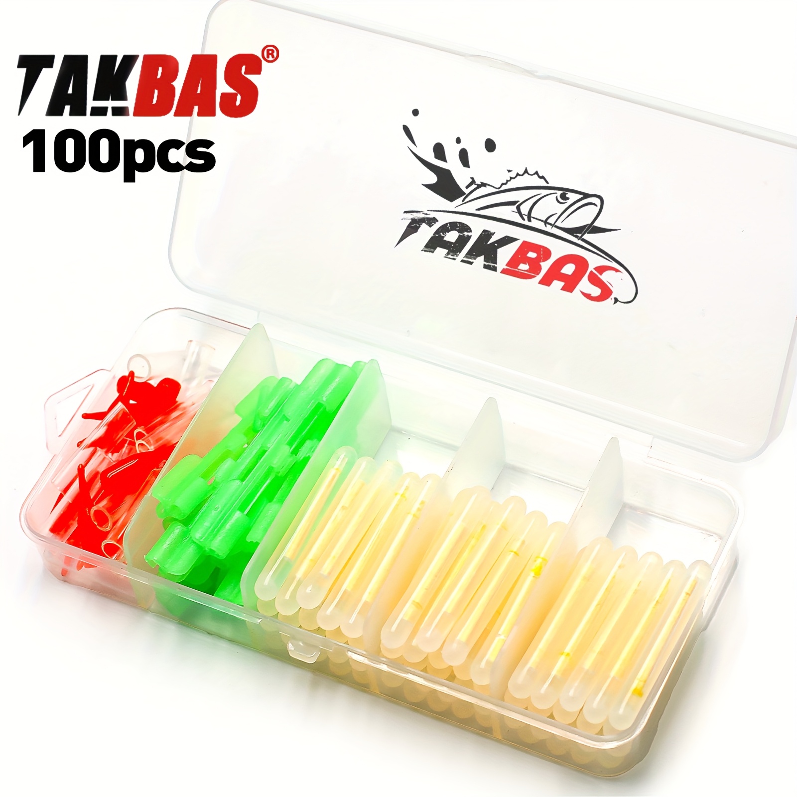 Fish Alarm - Conjunto de varas brilhantes de pesca,
