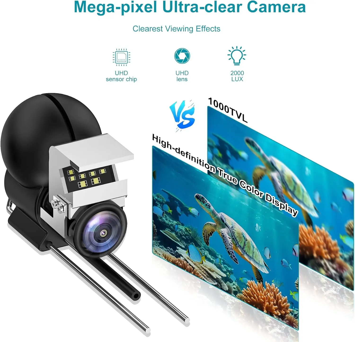 Câmera de pesca subaquática, c - Fish Finder Portable avaliação e preço