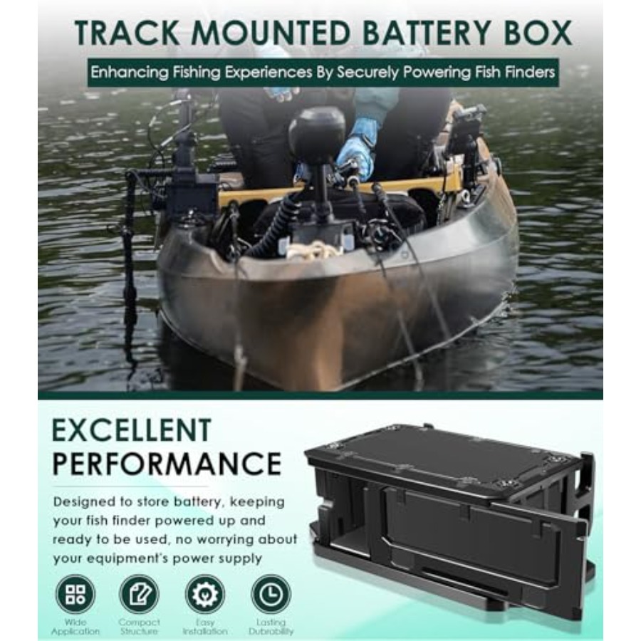 Caixa de Bateria Montada em Tr - Fish Finder Mount avaliação e preço