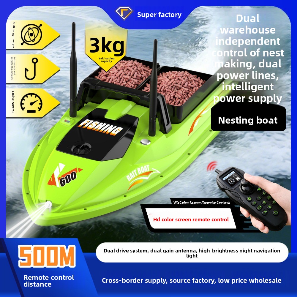 Barco de Pesca RC 500M com Dup - Fish Finder Cable avaliação e preço