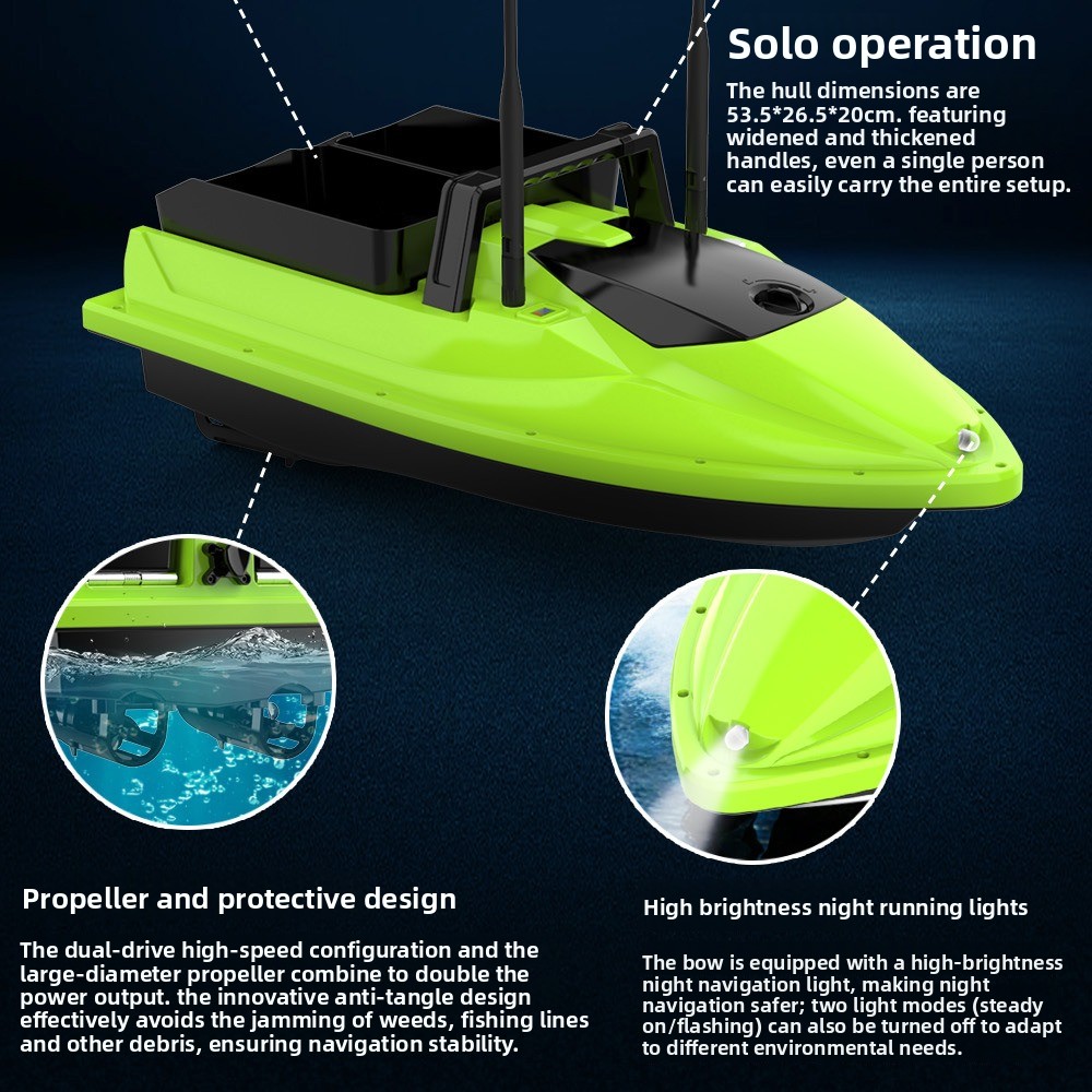 Barco de Pesca RC 500M com Dup - Fish Finder Cable avaliação e preço