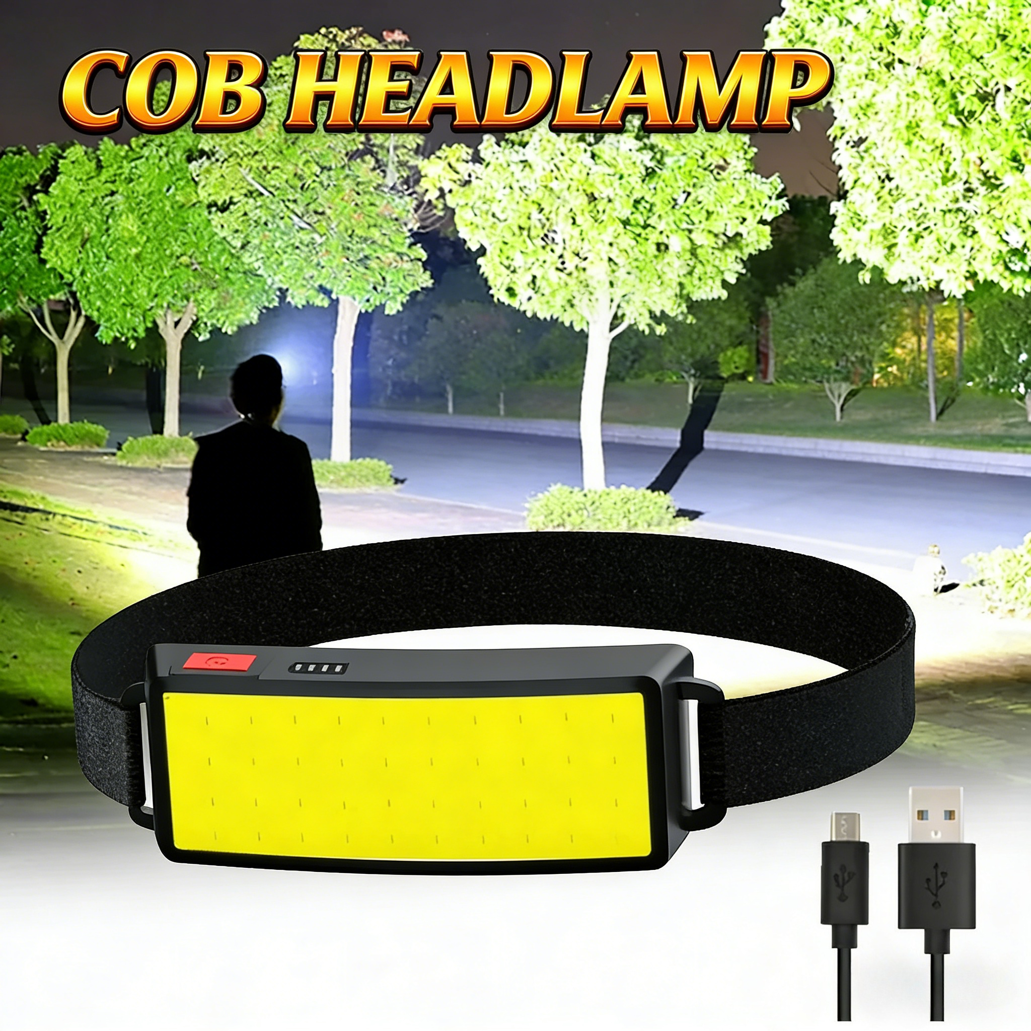 Faróis LED Portáteis COB para  - Fish Finder Battery avaliação e preço