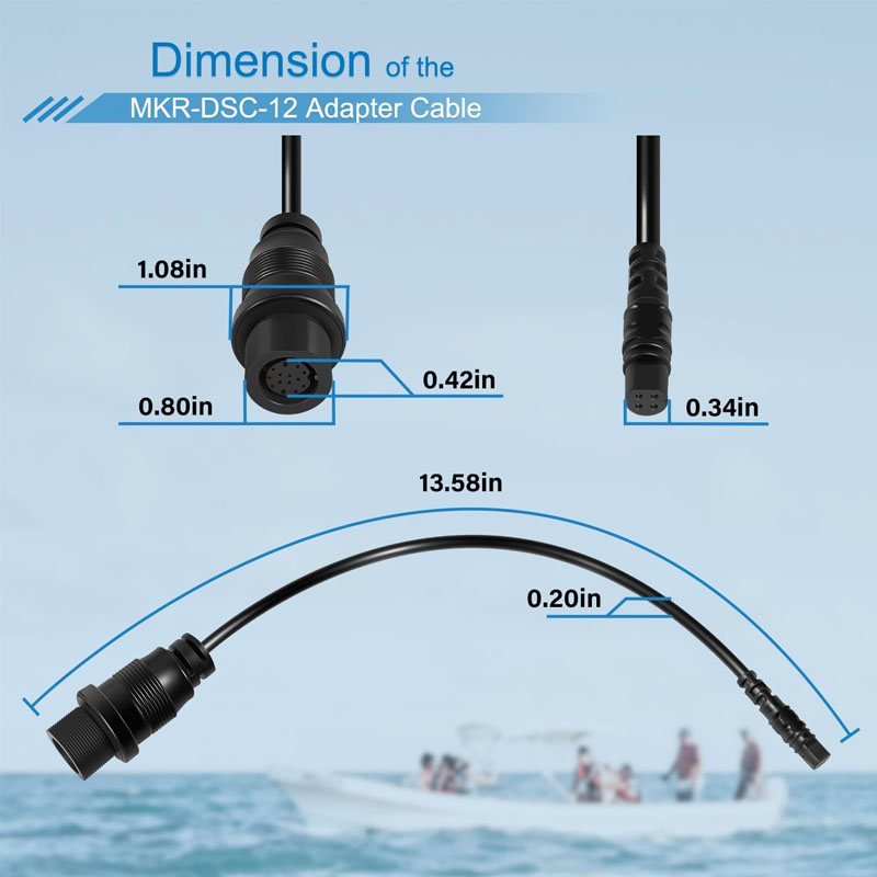 1852081 MKR-DSC-12 Cabo adapta - Fish Finder avaliação e preço