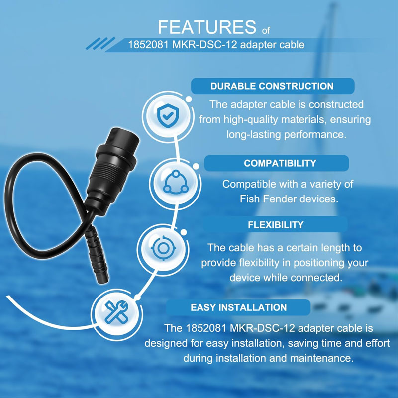 1852081 MKR-DSC-12 Cabo adapta - Fish Finder avaliação e preço