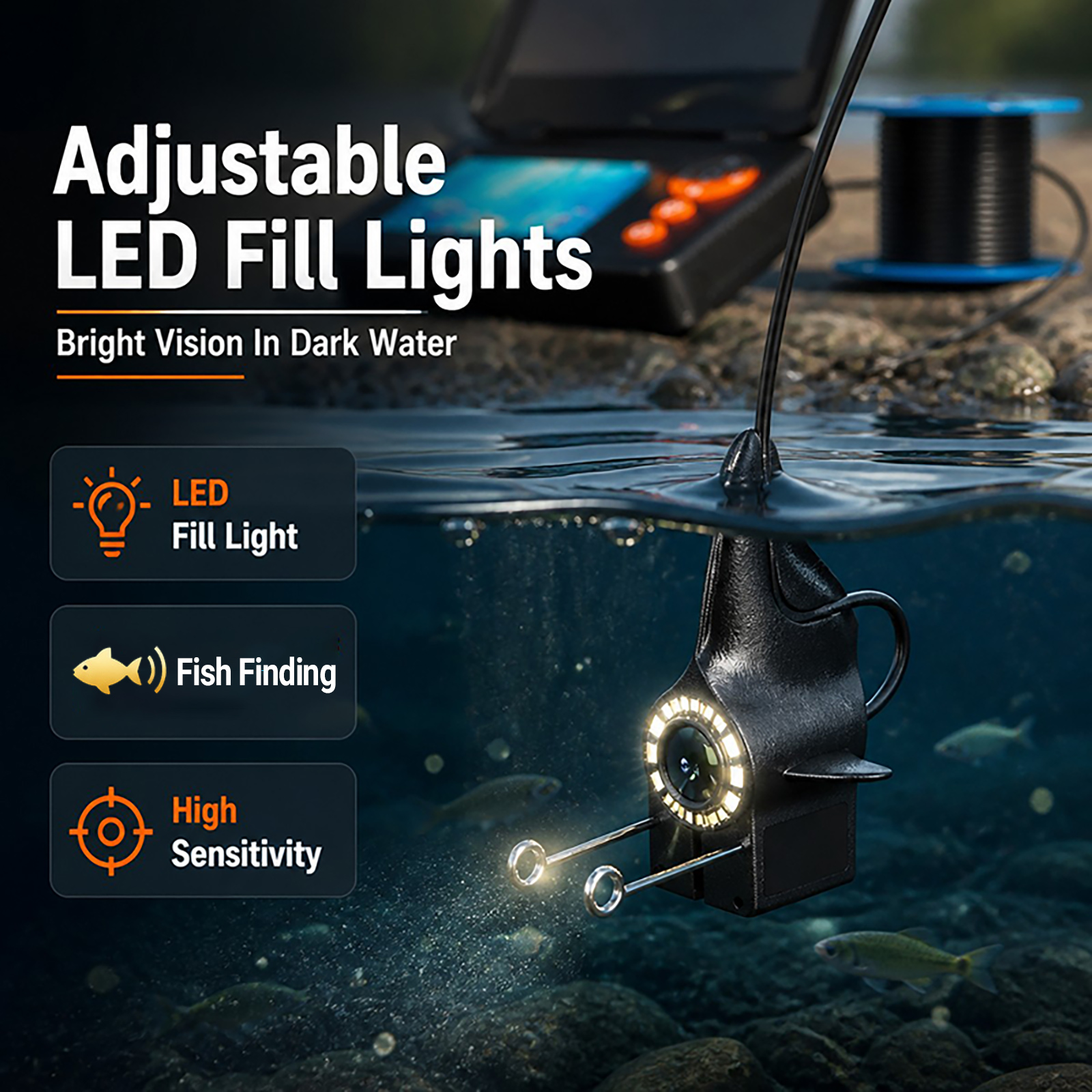 Câmera Subaquática para Locali - Fishing Camera avaliação e preço