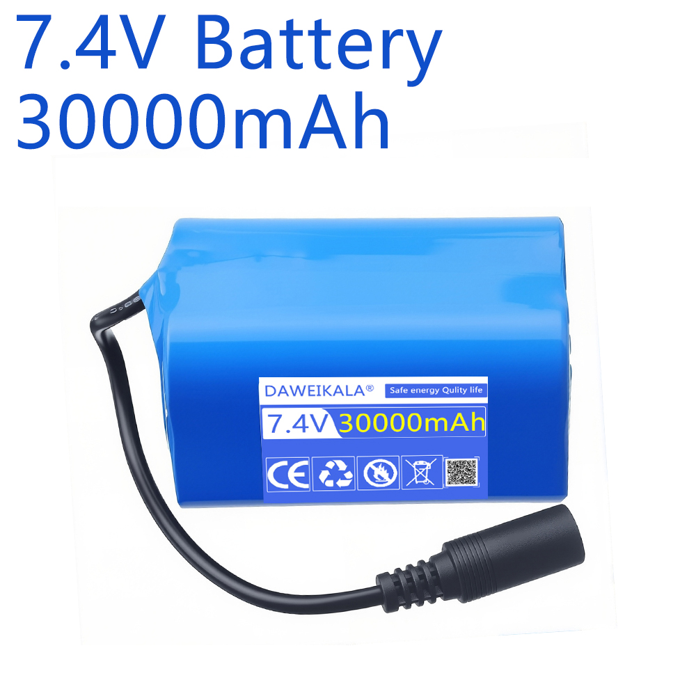 Bateria de 7.4V 30000mAh com C - Fish Finder Charger avaliação e preço