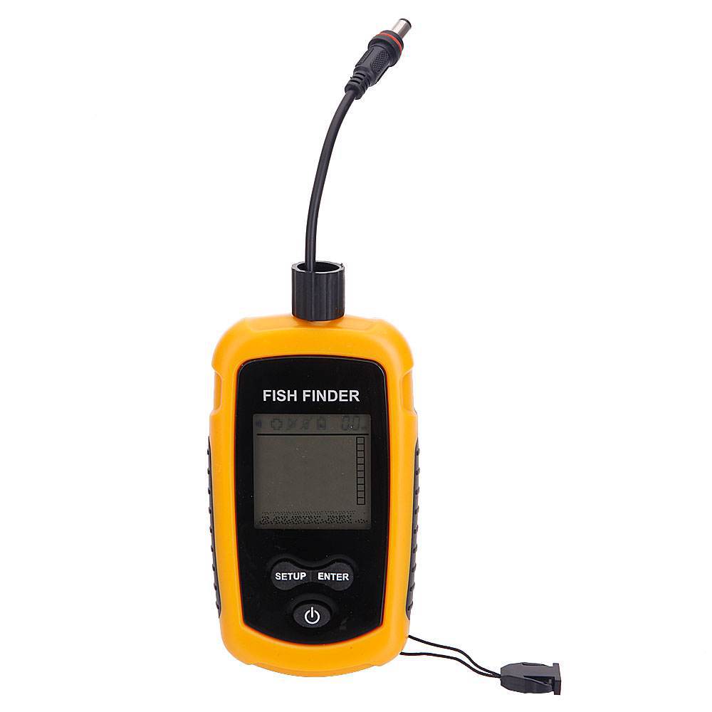 Sonda de Pesca Portátil com Al - Fish Finder Transducer avaliação e preço