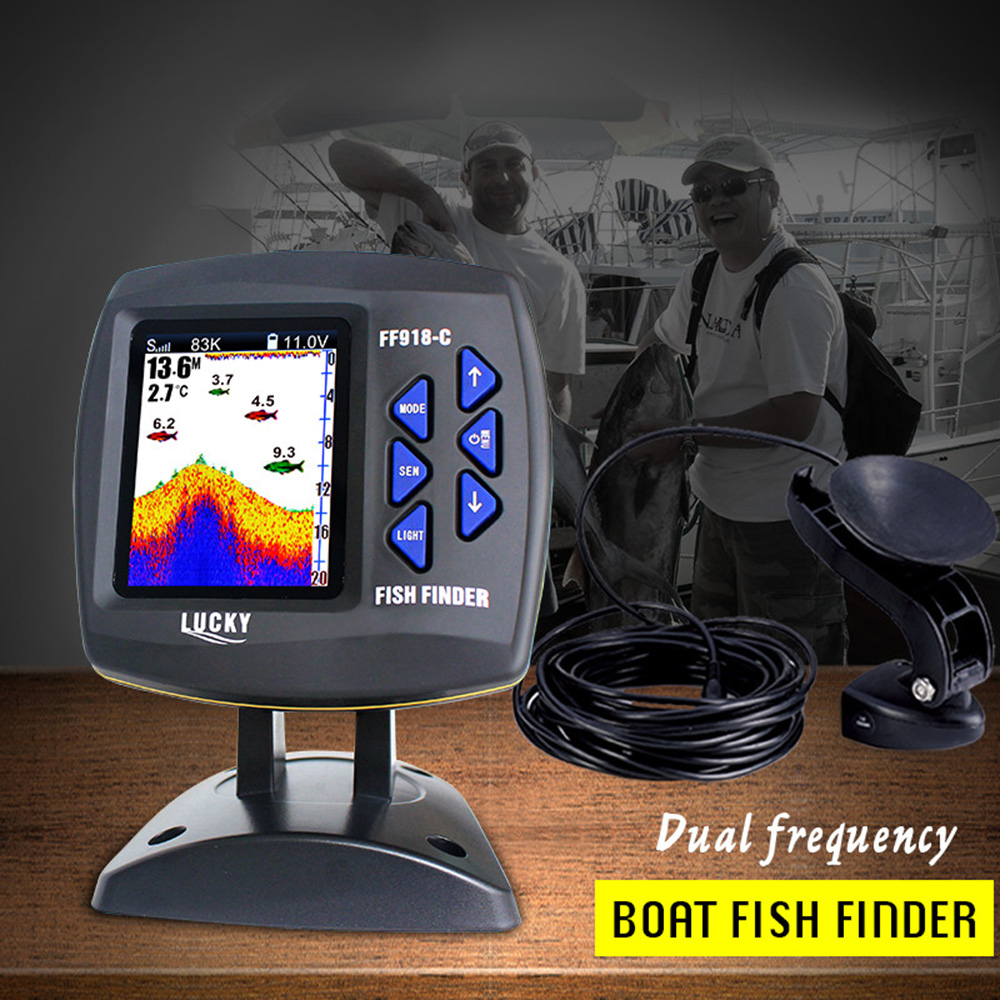 Wired Dual Frequency Fish Find - Fish Finder Cable avaliação e preço