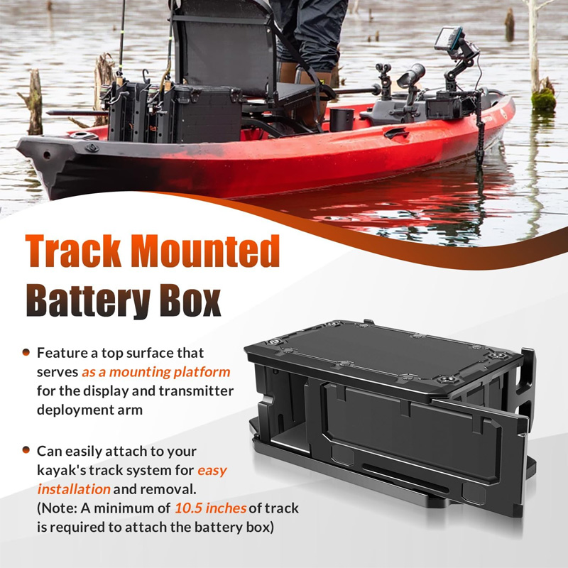 Caixa de bateria montada em tr - Fish Finder Battery avaliação e preço