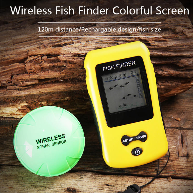 Novo Localizador de Peixes Sem - Fish Finder Transducer avaliação e preço