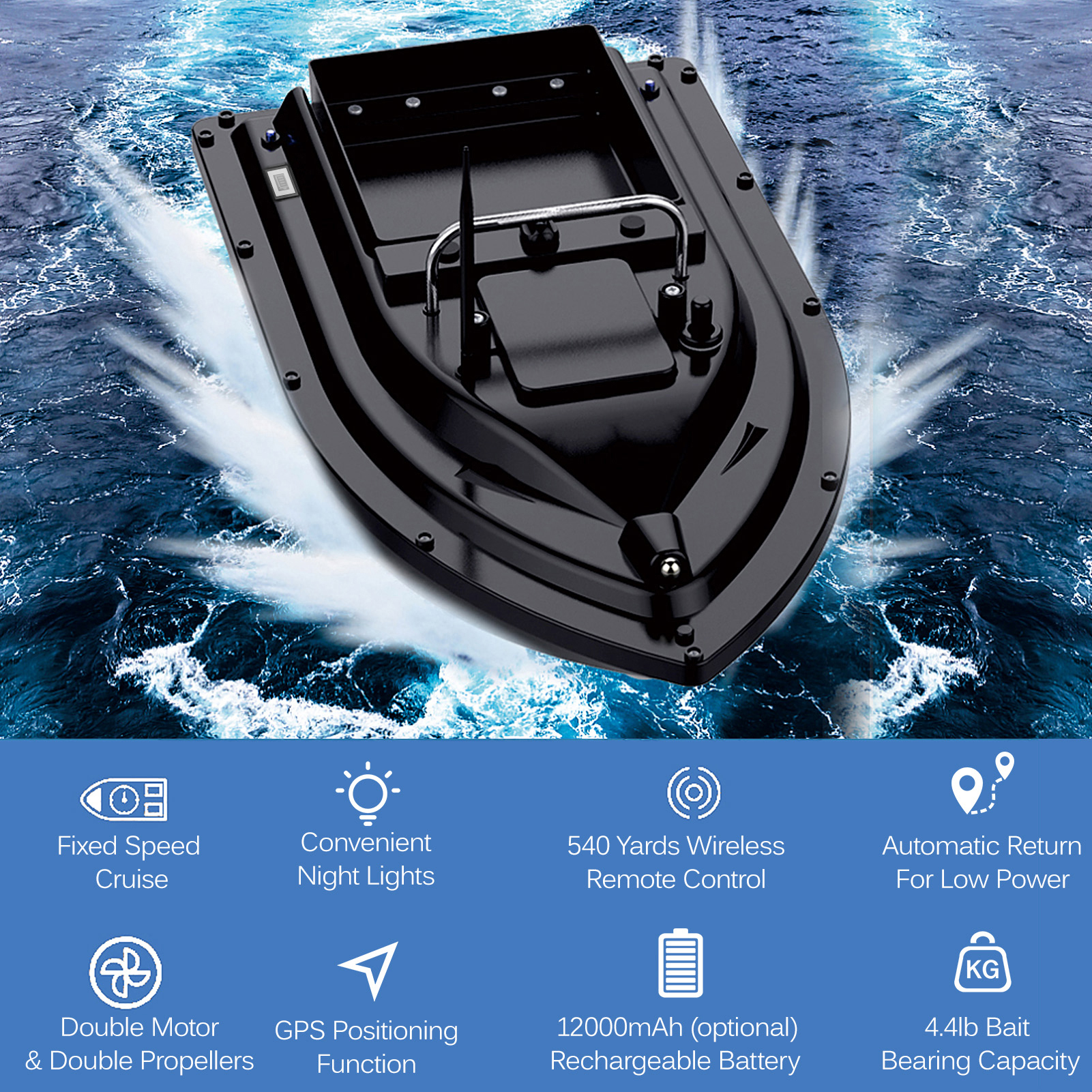 Barco de isca de pesca gps d16 - Fishing Gps avaliação e preço